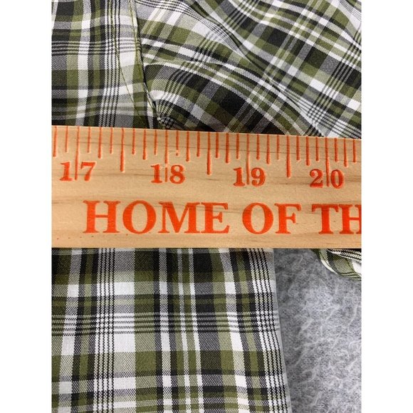 The North Face Short Sleeve Button Down Shirt (Men's Small) Green - Picture 5 of 10
